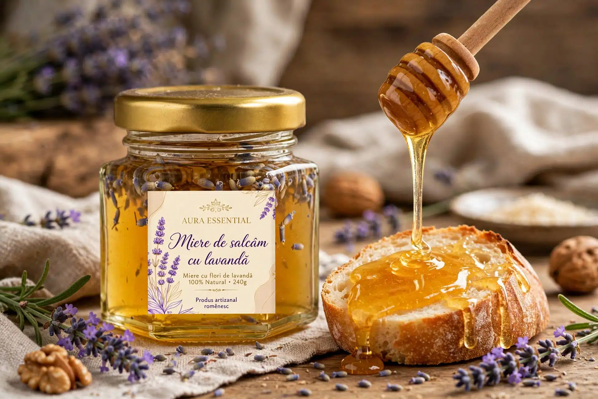 Miere de Salcâm cu Lavanda BIO 4 - lavanda Miere de Salcâm cu Lavanda BIO - imagine 4